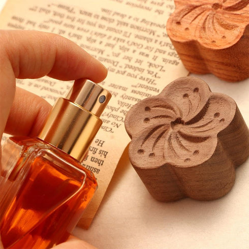 Kopida Wood Essential Oil Diffuser, Flower Shape Diffuser, Eco Friendly Aromatherapy for Stress Relief, Sleep Aid