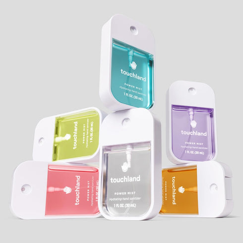 Set 3 1 OZ Touchland Hydrating Hand Sanitizer Spray Tropical Trio (Mango Passion, Beach Coco, Wild Watermelon) x FL