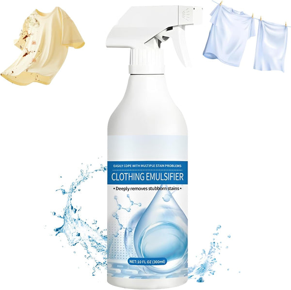 Quboora 300Ml Cleanse Natural Clothing Emulsifier, Non Ionic Emulsifier Clothing Cleaner, No Damage