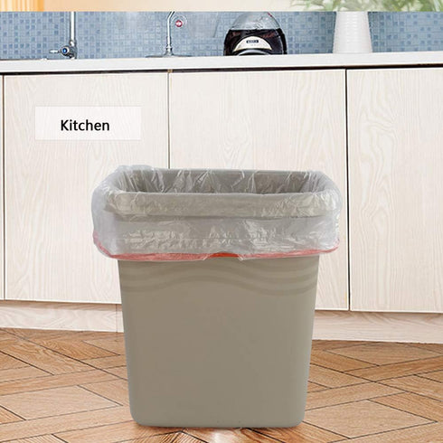 Inhouse 7 Gallon Clear Trash Bags, 120 Counts, Drawstring Garbage Bags