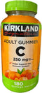 KIRKLAND Signature Vitamin C Adult Gummies 250 mg, 180 Count