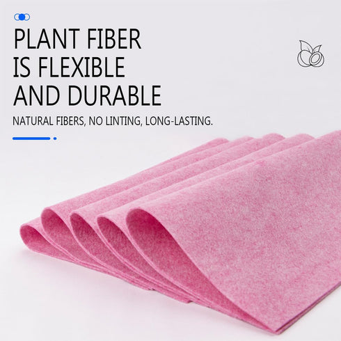 UPIQNG 20Pcs (12x8Inch) Papaya Dish Cloths Reusable Cleaning Wipes Absorbent Coconuts Shell Rags Non-linting Kitchen