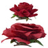 Rose Hair Clip Flower Hairpin Brooch Floral Clips, 4 Pcs Fabric Rose Flowers for Women Girl Wedding Party