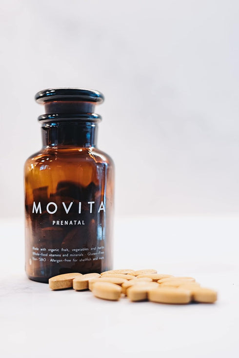 Movita Prenatal Multivitamin - Healthy Mom and Baby, Organic, Vegan-Friendly, 30 Day Supply