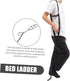Ipetboom Adjustable Bed Ladder for Elderly Nonslip Assist Strap for Disabled Paralytic Patients Space Saving Design
