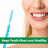 2280Pcs Double Head Plastic Toothpick Dental Floss Interdental Brush Teeth Stick for Oral Care and Cleaning