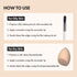 LUNA Full Coverage Long-Lasting Tip Concealer Cover-Fit (#01 Vanilla) for Dark Circles, Fine Lines, Redness &