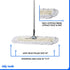 Commercial Dust Mop & Floor Sweeper, 24 in. Dust Mop for Hardwood Floors, Extendable Mop Handle, Cotton Reusable Dust