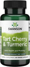 Swanson Hiactives Tart Cherry & Turmeric - 60 Veg Capsules