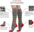 VIM & VIGR Stylish Cotton Compression Socks
