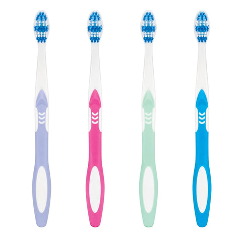 Practicon SmileGoods A424 Toothbrush, 42 Tuft, Extra Soft Bristle, Bulk Pack of 72