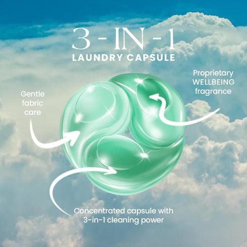 Citrus Laundry Pods, 30ct, Eco-Friendly Natural Detergent Pods for Sensitive Skin, No Waste, Luxury Fragrance