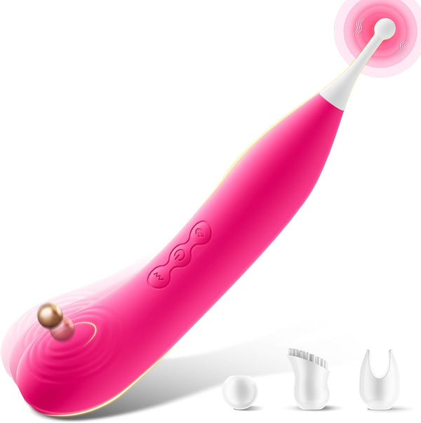 Pyio Clitoral Vibrator Sex Toys for Women, 5 in 1 Pinpoint Squirting Vibrator