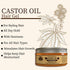 Okay Men's Castor Oil Hair Gel - For All Hair Types & Textures, Paraben & Silicone Free