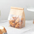 Roppolo 100 Pcs Bread Bags for Homemade Breads with Window, 6.3 x 5.1