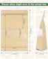 Resealable Bags 200 Packs Coffee Bags Packaging Bags Food Storage Bags for Small Business Stand Up Pouches Bags Kraft Paper Bags with Window (3.5x5.5 Inches) Christmas by Colemoly