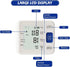 Blood Pressure Monitor - Wrist Accurate Automatic High Blood Pressure Monitors with LCD Screen, Irregular Heartbeat