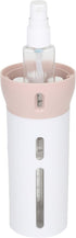 Travigo 4-in-1 Travel Dispenser Bottle, TSA Approved, Includes Four 1.4 oz. Reusable Cosmetic Toiletry Containers