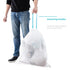 Home Zone Living 12 Gallon Kitchen Trash Bags with Drawstring Handles, Heavy Duty Custom Fit Design, 60 Count