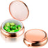WLLHYF Pill Box Cute Small Pill Box for Purse & Pocket Medicine Organizer