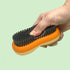 Laundry Stain Brush 2 Pack, Two-Side Soft Bristle Scrub Brush for Stain Removal, Silicone Household Washing Brush