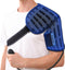 Shoulder Ice Pack with Compression for Rotator Cuff, Reusable Gel Wrap for Pain Relief and Swelling