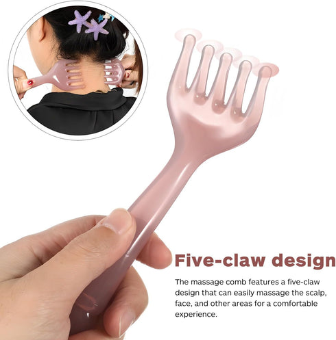 Head Scalp Massager,Gua Sha Five Claw Massage Tool Deep Relaxation and Stress Reduction