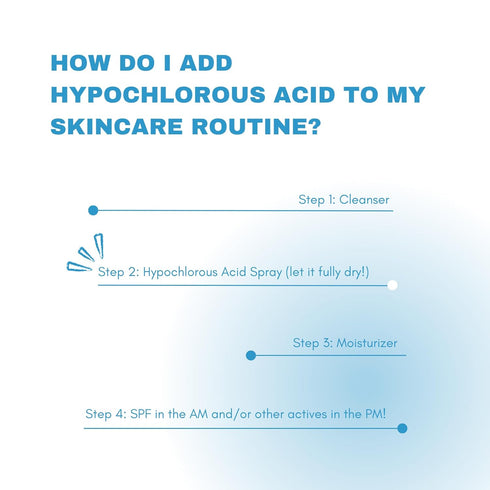 0.015% Hypochlorous Acid Spray - HOCL | Antibacterial Sensitive Skin Toner for Face and Body | Acne, Eczema, Redness