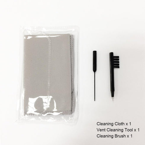 Hearing Aid Cleaning Cloth Brush, Vent Cleaner Wax Remover (Cleaning Kit—I)