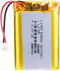 Liter Energy 3.7V Lipo Battery 1000mAh, Rechargeable Lithium Polymer 553450 with JST Connector