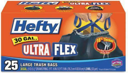 Pactiv Corp Hefty Ultra Flex Trash Bags 20625