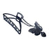 TANG SONG 4PCS Metal Hair Claw Clips – Butterfly and Heart Pendant Hair Catch Barrette Jaw Clamp for Women
