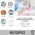 Swedish Dish Cloths: Absorbent Cellulose Sponge Cloths, Washable, Reusable Paper Towels, Durable Kitchen Rags