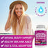 Collagen Pills 1000mg, Biotin 10000mcg, Keratin 2500mg, Hyaluronic Acid - Hair Skin Nails Vitamins, 90 Count