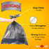 Garbage Bags Single Folded Black - 40 Pack 26x36