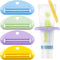 TKYZMS 4Pcs Toothpaste Squeezer,Plastic Toothpaste Tube Squeezer Toothpaste Dispenser Hanging Toothpaste Clip Toothpaste
