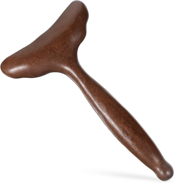 QfwdfcTrenz Wood Therapy Massage Tool, Lymphatic Drainage Massager, Body Gua Sha Paddle, Wood