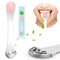 Tongue Scraper Cleaner, 100% BPA Free Medical Grade Stainless Steel Scrubber for Bad Breath & White Tongue Treatment