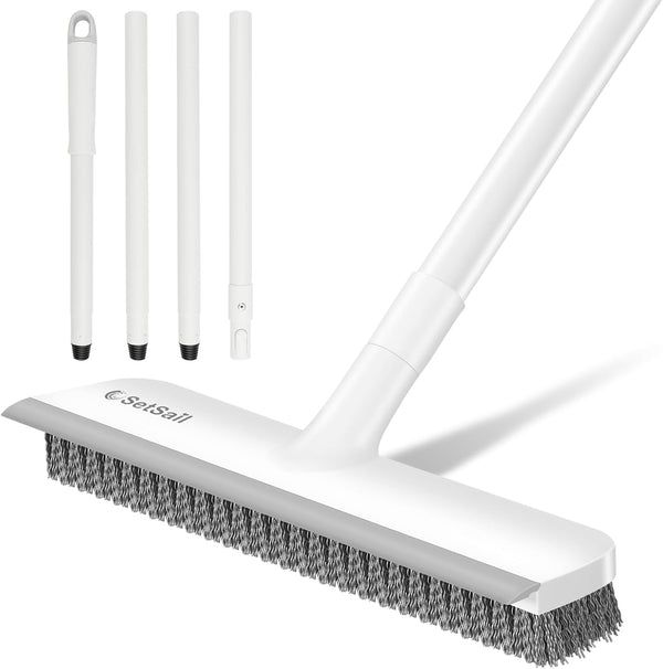 SetSail Floor Scrub Brush, Scrub Brush with 48-Inch Long Adjustable Handle 2