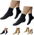 HealthyNees Closed Toe 15-20 mmHg Compression Foot Circulation Wide Ankle Sleeve (2 Pairs