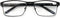 V.W.E. Men Premium Rectangle Metal Reading Glasses, Extra Large 152mm Wide Frame