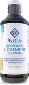 NuEthix Formulations Liposomal L-Carnitine Supplement - 600mg with L-Citrulline for Healthy Weight Management