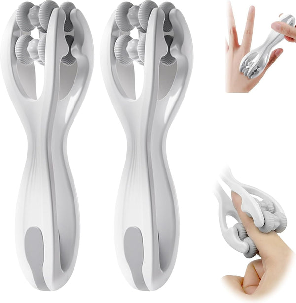 Hoxxu 2pcs Finger Massager for Arthritis Finger Arthritis Pain Relief Manual Massage Tools