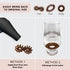 Kitsch Spiral Hair Ties for Women - Creaseless and Dent-free Coil Hair Ties, Made of Flexible and Durable Plastic