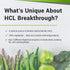 BIOptimizers HCL Breakthrough - Betaine Hydrochloride Enzymes Supplement for Gas and Heartburn Relief - 90 Capsules