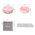 Leak Proof Denture Cup Kit - Portable Retainer Case for Travel with Cleaning Care Accessories for Dentures