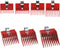 Universal Clipper Comb Attachments Set of 7 (No. 000, 00, 0, 0a, 1, 1a, 2)