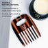 ZEUS Afro Hair Pick for Men & Women, Wide-Tooth Detangling Comb for Curly Hair, Beards, Natural Styles