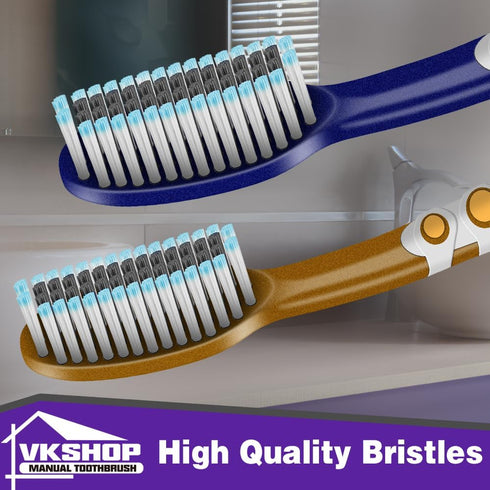 100 Bulk Travel Toothbrushes | Portable Individually Wrapped Toothbrush for Adults & Children | Disposable Soft Bristle