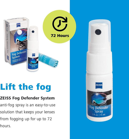 ZEISS Anti-Fog Kit for Glasses - Fog Defender System